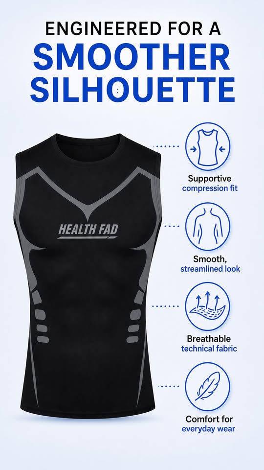 HEALTHFAD— Men's Sculpting Compression Tank