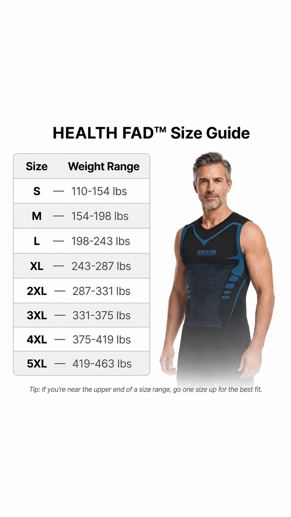 HEALTH FAD — Compression Shaping Tank & Posture Support