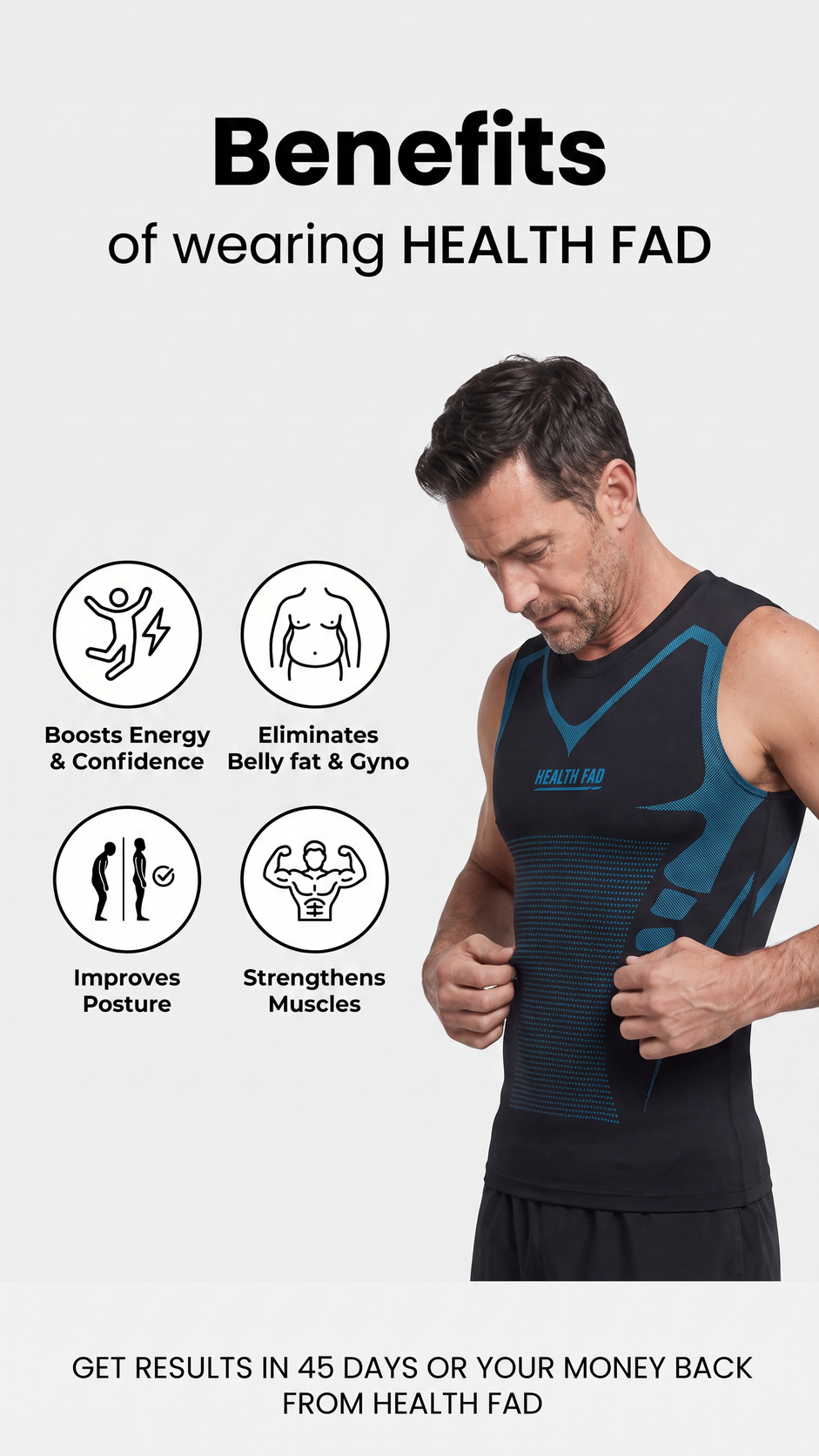 HEALTH FAD — Compression Shaping Tank & Posture Support