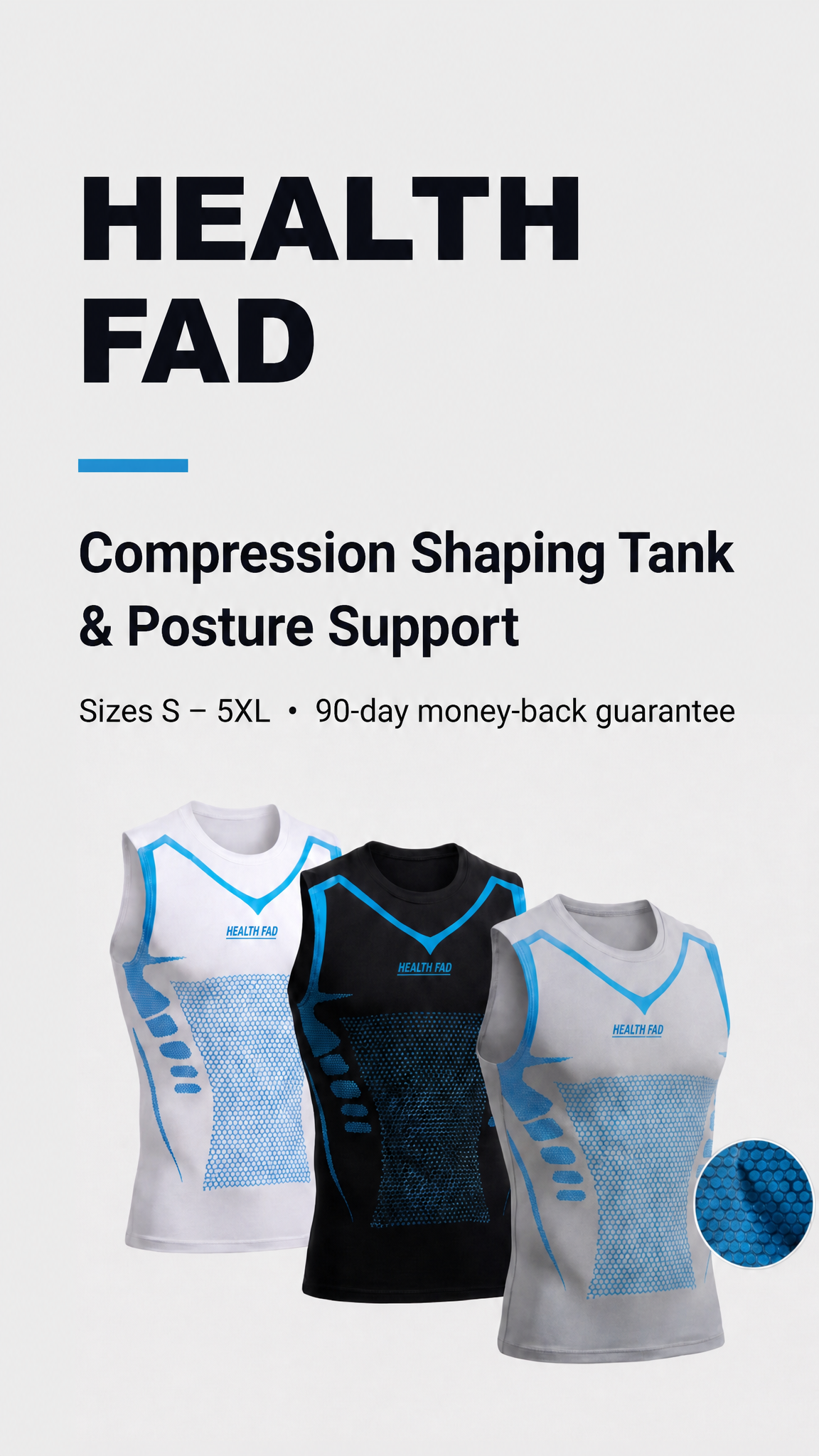 HEALTHFAD— Men's Sculpting Compression Tank